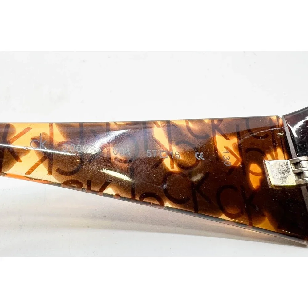 Calvin Klein Eyeglasses Women Tortoise Monogram Logo 3066S 004 57-16-130